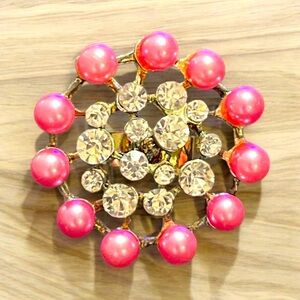 RING!Pretty in Pink Adjustable Ring